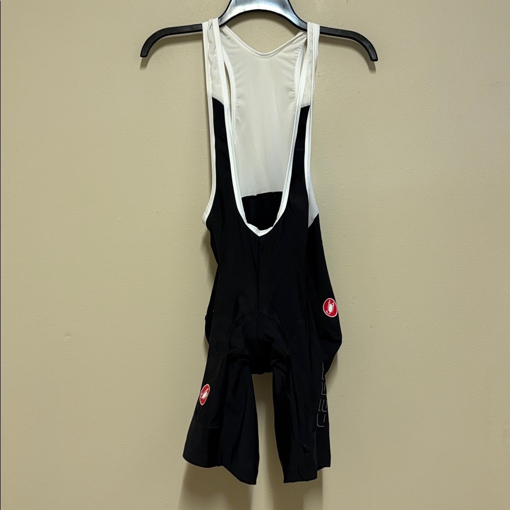Castelli Men’s Race Bib Shorts Black and White NWT